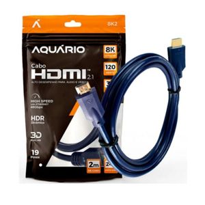 Cabo Hdmi 2.1 8K 19 Pinos Ultra Hd 2M