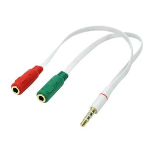 Cabo P3 Macho X 2 P2 Fêmea Para Microfones
