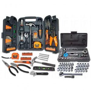 Kit Ferramentas 129 Peças C/ Maleta Para Manutenção Automotiva