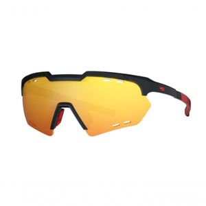 Oculos Hb Shield Compact M Gloss Black Multi Red