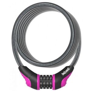 Cadeado Espiral On Guard 12x1200 C/ Segredo - Rosa