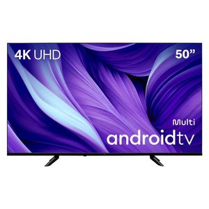 Tela 50” 4k Uhd Smart E Wifi Integrado Com Sistema Android Multi - Tl058m Tl058m