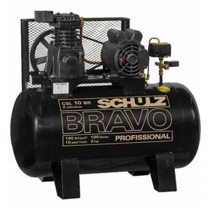 Compressor Schulz Csl 10 Bravo 100 Litros 140 Libras 2 Cv Monofásico
