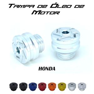 Tampa Do óleo De Motor - Honda Cor Prata