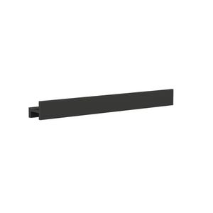 Porta Shampoo Linear 100Cm Venturi Preto Fosco