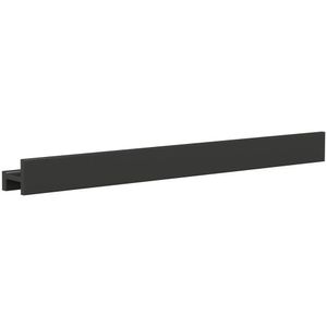 Porta Shampoo Linear 120Cm Venturi Preto Fosco