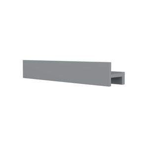Porta Shampoo Linear 60Cm Venturi Chumbo Fosco