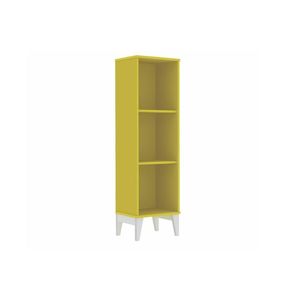 Estante Infantil Twister C/ 2 Prateleiras Amarelo/branco - Tcil Móveis