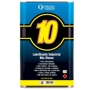 Quimatic 10 Lubrificante Industrial Não Oleoso 5 L Tapmatic
