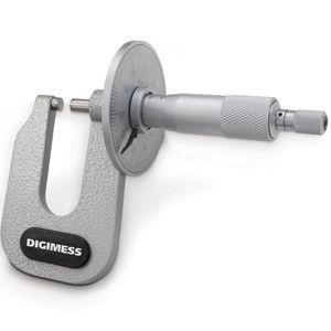 Micrômetro Externo Com Disco P/ Medição De Chapas - Cap. 0-25mm(esférico) - Ref. 113.064d - Digimess