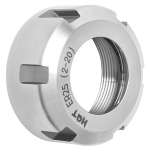 Porca Para Pinça Er25-t2 - Tipo Com Ranhuras - M32x1.5
