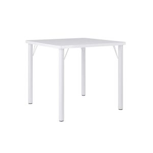 Mesa Para Sala De Jantar 90Cm Quadrada Luca Branco
