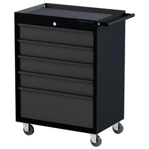 Carro Para Ferramentas Profissional 5 Gavetas Dark Presto