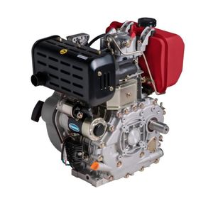 Motor Diesel 10,0Cv Eixo H Partida Elétrica Com Redução Bd-10.0 Branco