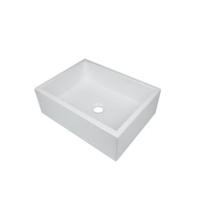 Cuba Para Banheiro Sem Apoio Para Torneira Rubi Newstone Venturi Branco