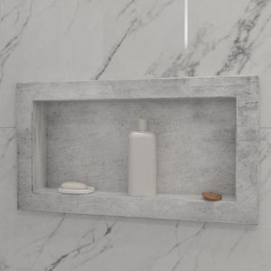 Nicho Pedra Para Banheiro 67Cm Venturi Concreto
