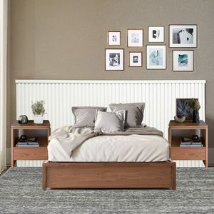 Ripas Para Cabeceira De Cama Casal/Queen/King 240Cm Casablanca Branco