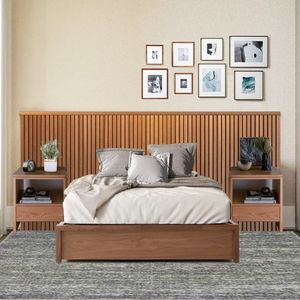 Ripas Para Cabeceira De Cama Casal/Queen/King 240Cm Casablanca Curupixá