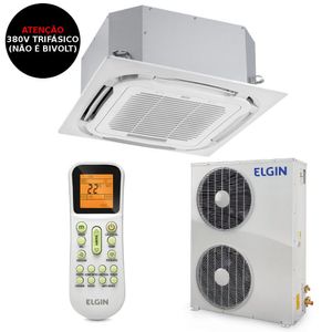 Ar Condicionado Split Cassete Elgin Plus 48000 BTUs Frio 380V/3F