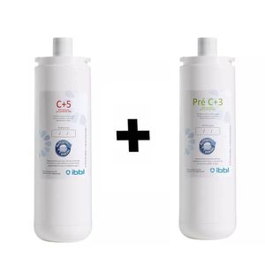 Kit Refil Filtro Ibbl C+5 + Refil Filtro C+3 Original Ibbl