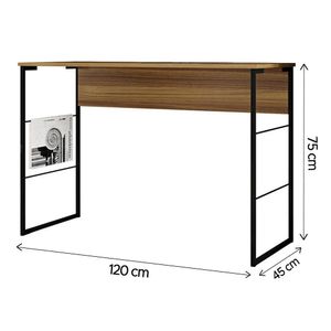Penteadeira Para Salão Aparador 120cm Marrom Fabrick Caemmun