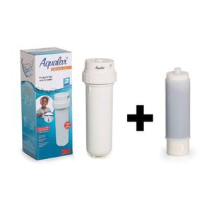 Filtro Purificador de água Super Branco + Refil 3m Aqualar