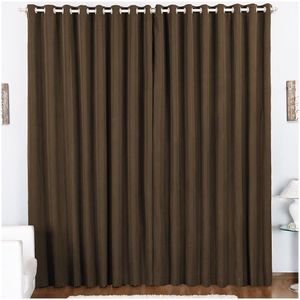 Cortina Duda Tecido Oxford 3,00x2,80M Varão Simples Tabaco