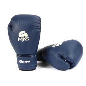 Luva Prospect Muay Thai Kickboxing Azul 14 Oz Mks Combat