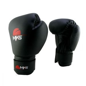 Luva Muay Thai Kickboxing Prospect Preto 10 Oz Mks Combat