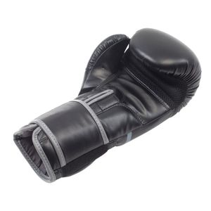 Luva Boxe MKS Combat Champions Fit Cinza-12 OZ