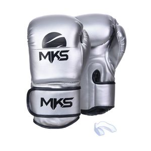 Kit Luva Boxe Energy 3 Bandagens e Bucal 12 Oz Mks Combat