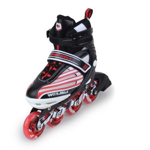 Patins Inline Ajustável Vermelho P 31- 34 Winmax WME05886AS