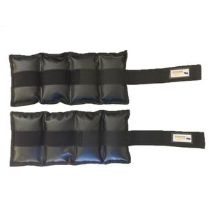 Kit Pares De Caneleiras Tornozeleiras 9kg + 1kg Pretas
