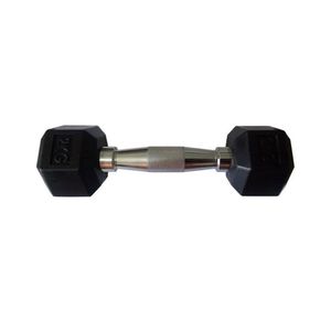 Halteres Sextavado Injetado com Pegada Cromada 2,0Kg