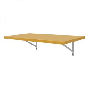 Prateleira 100 X 25cm Amarela Com Mão Francesa