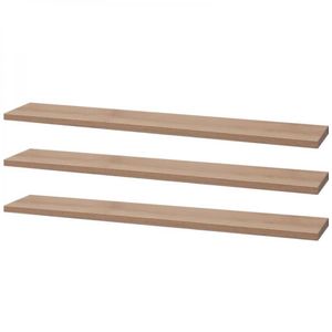Kit 3 Prateleiras 70 X 20cm Carvalho Suporte Invisível