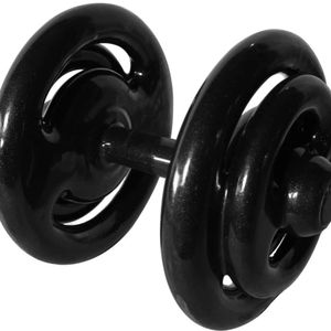 Dumbbell Emborrachado Treinamento Funcional Academia 16kg