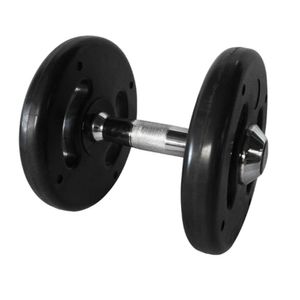 Dumbbell Injetado Com Pegada Cromada Academia Fitness 10kg