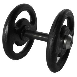 Dumbbell Pintado Pegada Emborrachada Academia Fitness 12kg