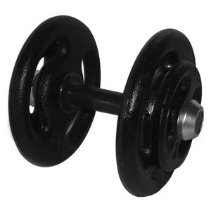 Dumbbell Pintado Pegada Emborrachada Academia Fitness 22kg