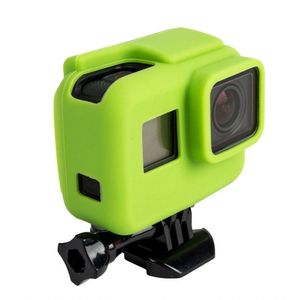Capa Silicone Verde para Câmeras GoPro 5/6/7 Black