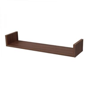 Prateleira U 80 X 10cm Nogal Suporte Invisível