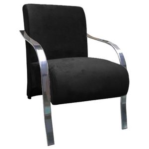 Poltrona Venus 1 Lugarbraço Aluminio preto
