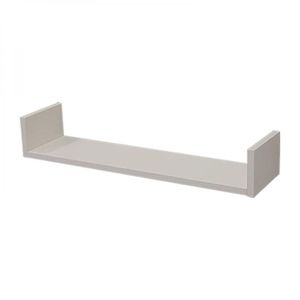 Prateleira U 90 X 10cm Branca Suporte Invisível