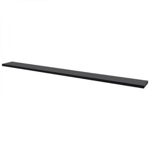 Prateleira 90X15cm Preta com Suporte Invisível