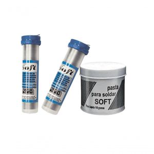 Kit 01 Pasta Para Soldar 110g + 02 Tubetes Solda Fio 1.0mm