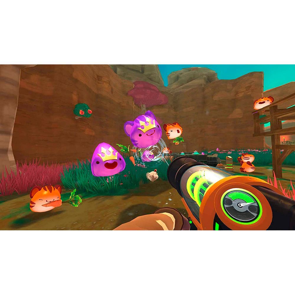 Bem vindos à Borda Muito Distante Slime Rancher é um jogo em