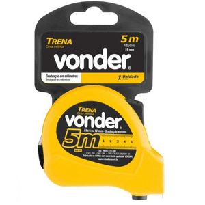Trena Curta de Aço 5mX19mm Vonder