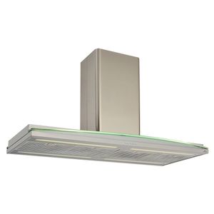 Coifa de Ilha Venturi Orizzonte 120cm Inox e Vidro 110v