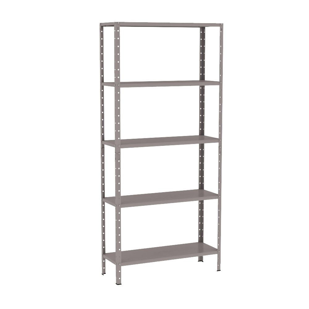 Estante Aço 5 Prateleiras Livros Cozinha Quarto Eaf005 Cinza
